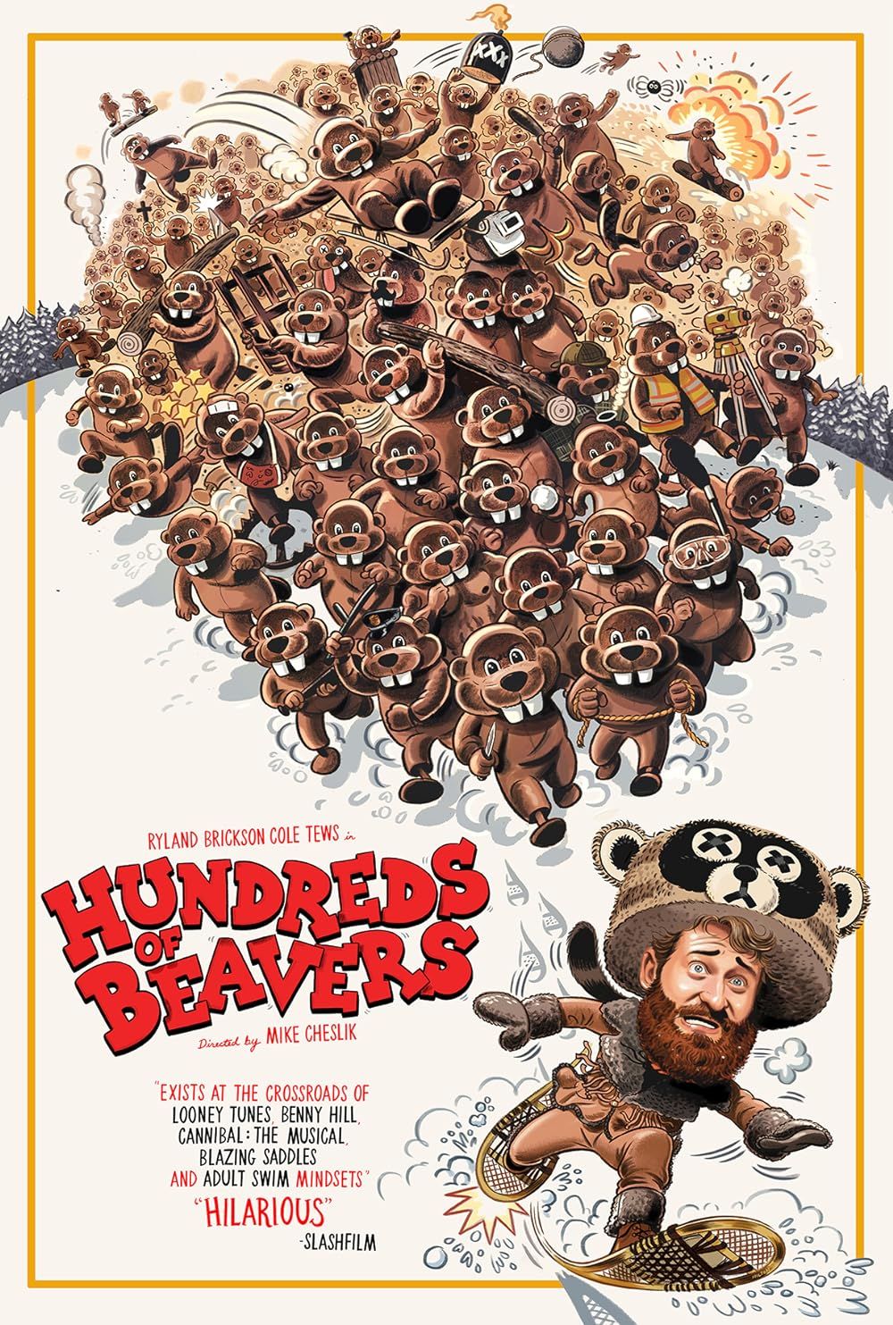 Hundreds Of Beavers (2024) Mp4 Download